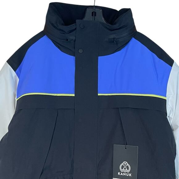 Ski-Doo Mens NWT Size XL Acer x KANUK Insulated Snowmobile Jacket Black Purple - Picture 2 of 9